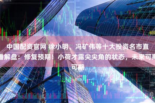 中国配资官网 徐小明、冯矿伟等十大投资名市直播解盘：修复预期！小荷才露尖尖角的状态，未来可期